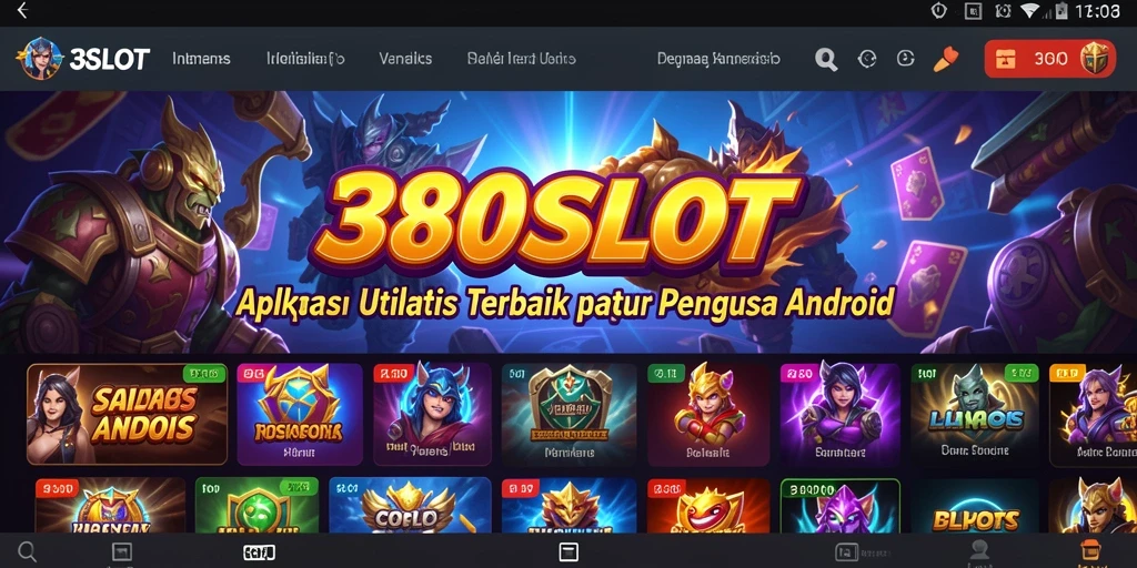 Screenshot utama dari 380SLOT yang menampilkan berbagai fitur utilitas.
