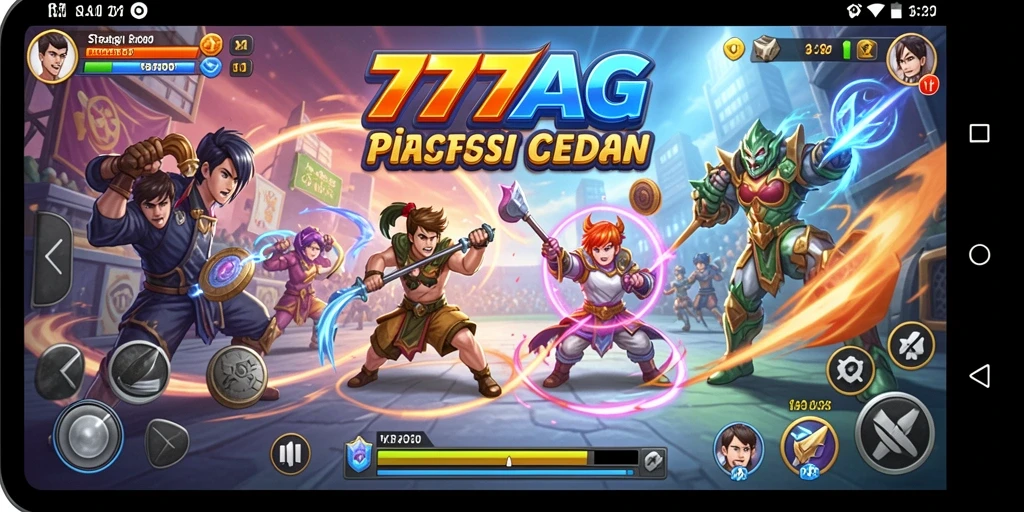 Tangkapan layar gameplay 777AG menunjukkan aksi strategi yang mendebarkan.