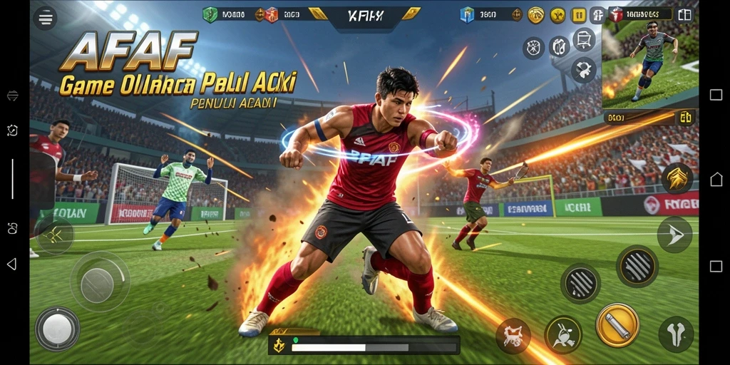 Tampilan aksi menarik dari gameplay AFAF yang seru.