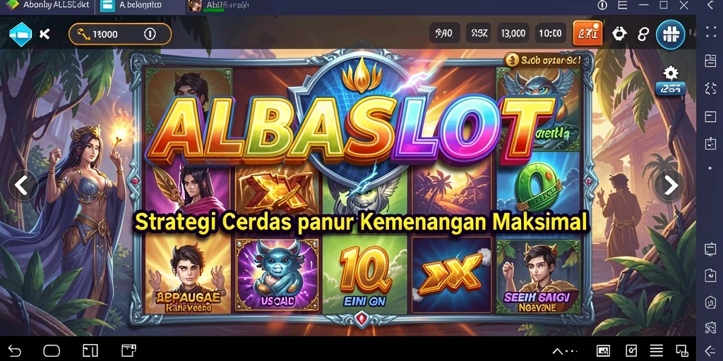 Tampilan gameplay strategis yang menarik di ALBASLOT.