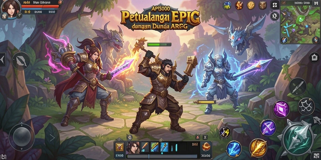 Tampilan gameplay API5000 dengan pertarungan seru dan dunia yang luas.