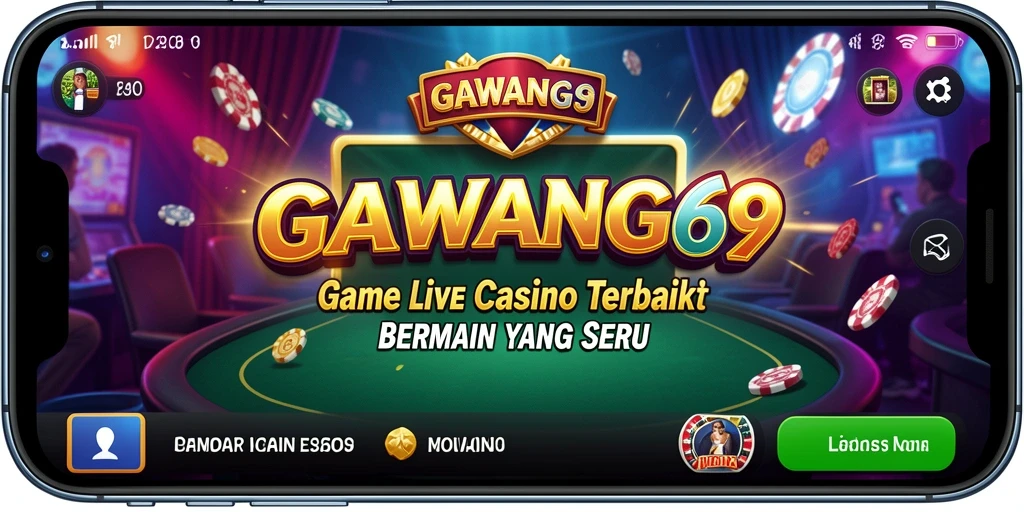 Tampilan menarik gameplay Live Casino di GAWANG69.