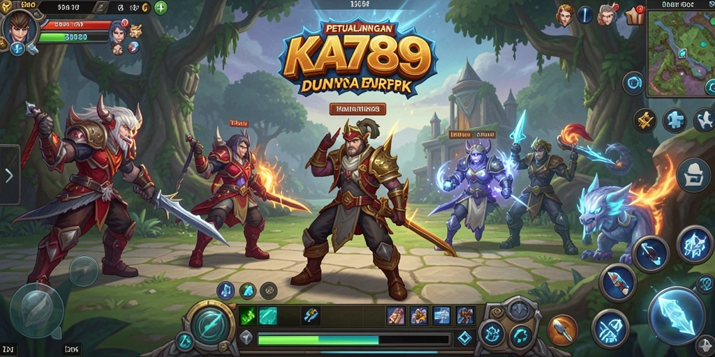 Tampilan gameplay KA789 dengan pertarungan epik dan petualangan yang mendebarkan.