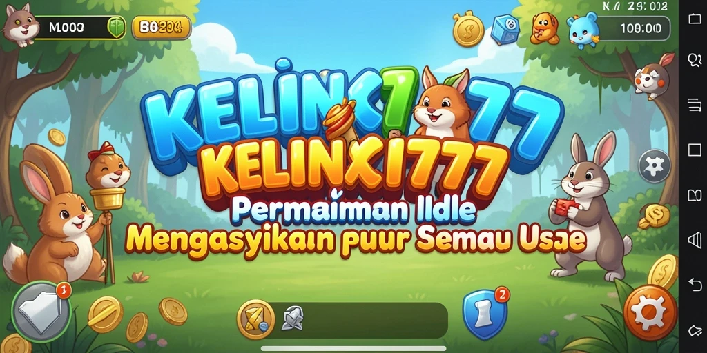 Tampilan menarik dari gameplay KELINCI777 dengan kelinci yang bekerja otomatis.