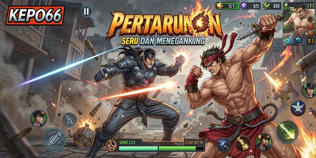 Tampilan screenshot KEPO66 menampilkan pertarungan mendebarkan dengan grafis terbaik.