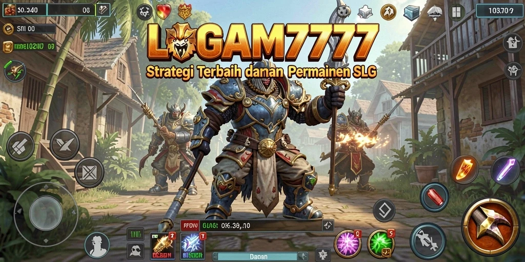 Tampilan action seru dari gameplay LOGAM777.