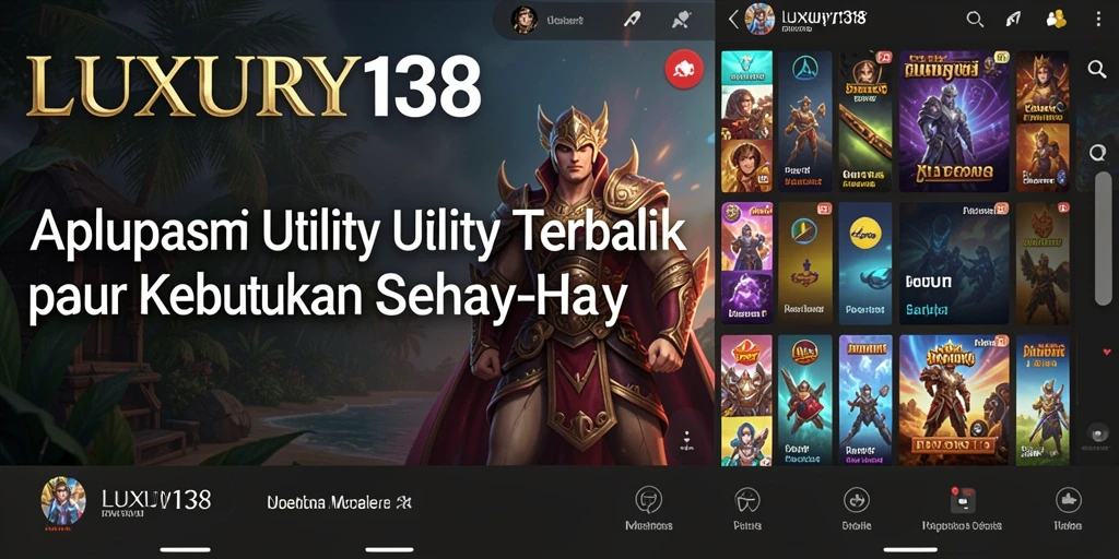 Tampilan antarmuka sederhana dan ramah pengguna dari LUXURY138.