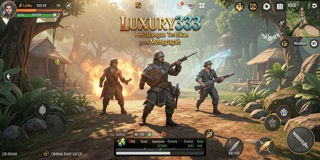 Tampilan menarik dari gameplay Open World LUXURY333.