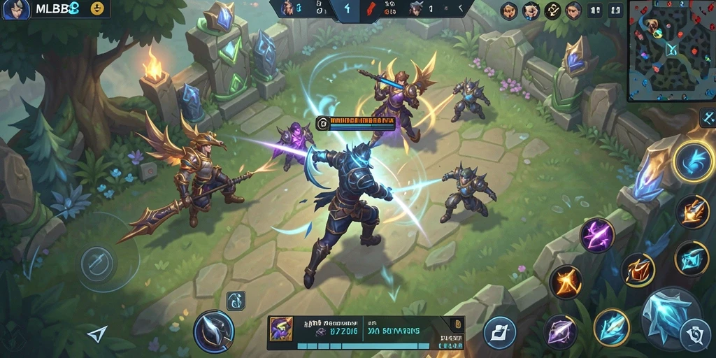 Tampilan menarik gameplay MLBB8 dalam menyelesaikan puzzle.