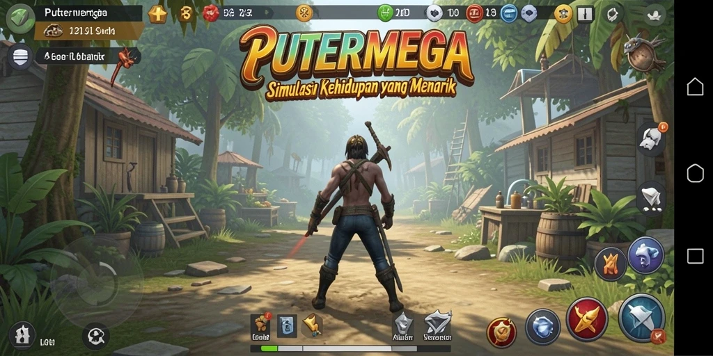 Gameplay PUTERMEGA yang menarik dengan visual menawan.