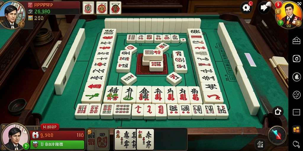 Tampilan gameplay Mahjong yang seru dan interaktif di RPRPRP.