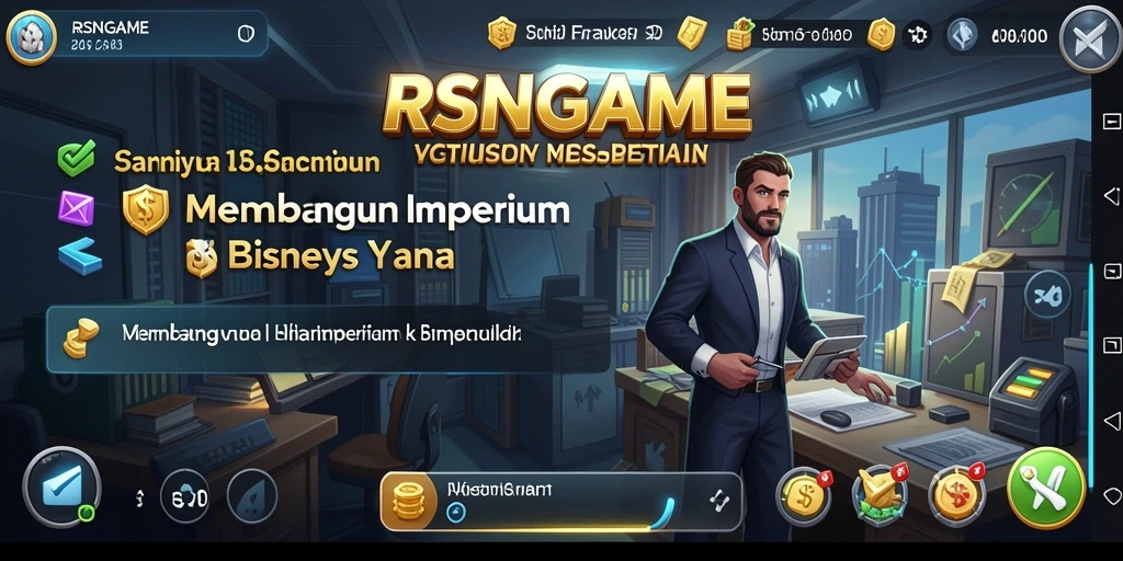 Tampilan gameplay Tycoon yang penuh warna dan dinamis.