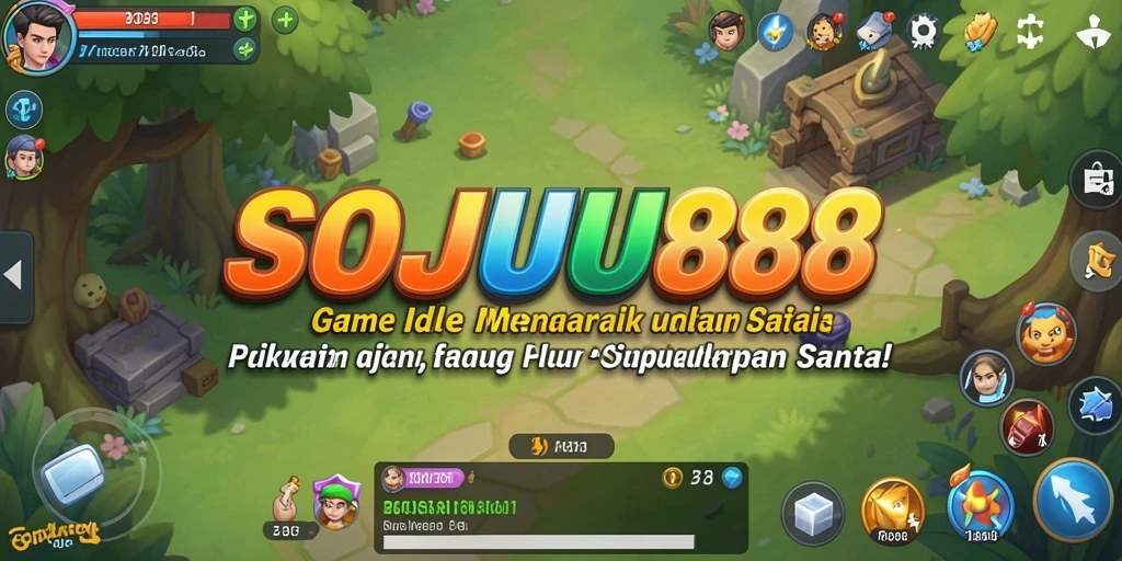 Tangkapan layar utama SOJU88 menampilkan aksi gameplay Idle yang menarik.