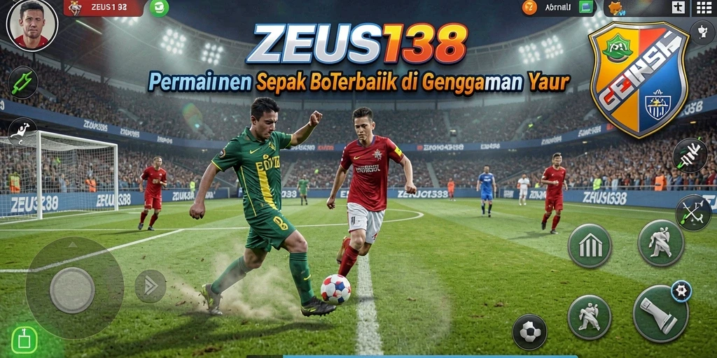 Screenshot dari gameplay menarik dalam ZEUS138, menampilkan aksi sepak bola yang mendebarkan.